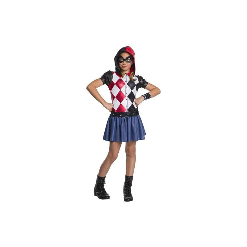 Harley quinn -  costume de harley quinn (enfant) -  super hero girls