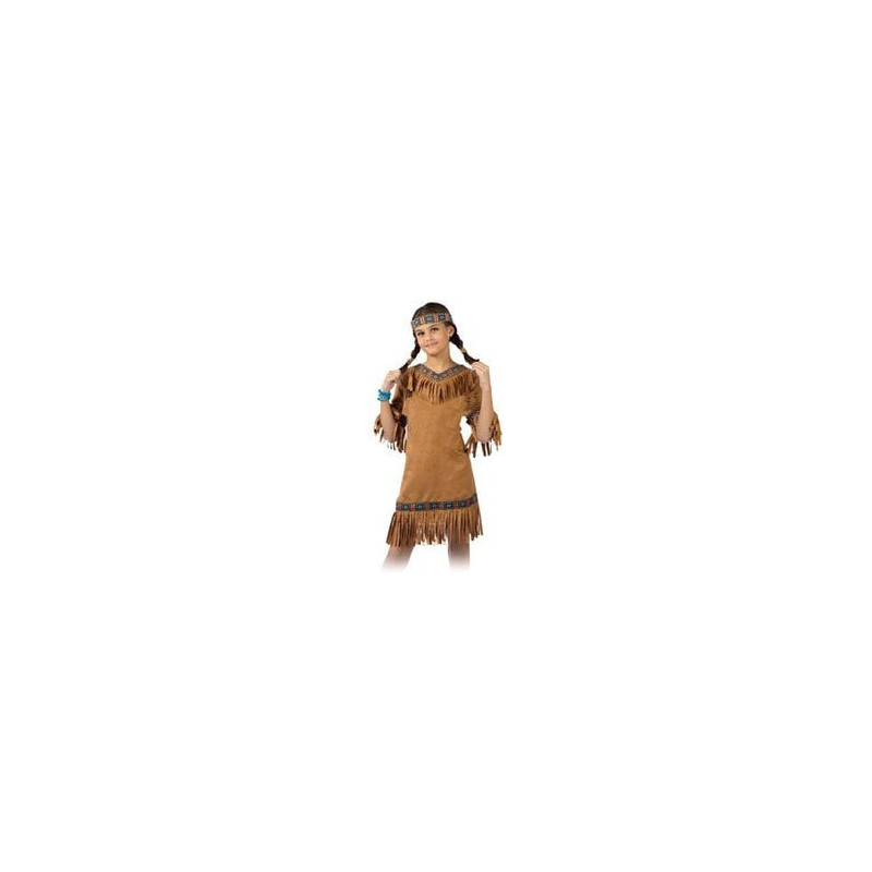 Amerindien -  costume d'amerindienne (enfant)