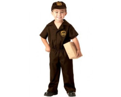 Métiers -  costume d'employé d'ups (enfant)