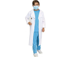 Infirmières et docteurs -  costume de docteur avec sarrau de laboratoire (enfant)