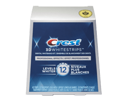 CREST 3D White Whitestrips bandes effet professionnel, 20 unités