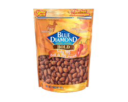 BLUE DIAMOND Amandes goût de BBQ piquant, 454 g