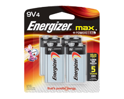 ENERGIZER Max piles alcalines 9V