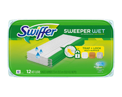 SWIFFER Sweeper linges humidifiés, 12 unités