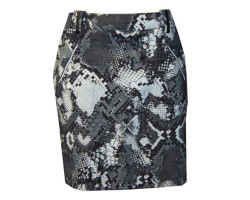 Jupe-short à motif serpenté, 17,5 pouces