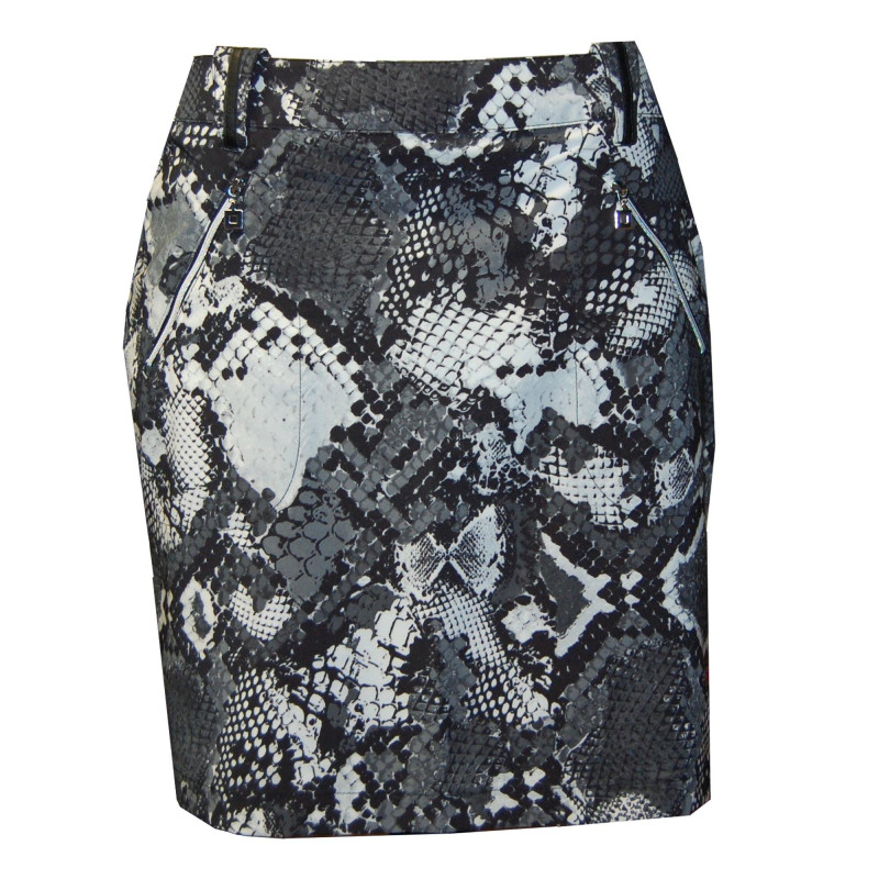 Jupe-short à motif serpenté, 17,5 pouces