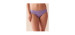 Culotte bikini microfibre et dentelle dos lisse