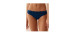 Culotte bikini microfibre et dentelle dos lisse