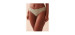 Culotte bikini microfibre et dentelle dos lisse