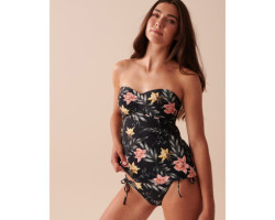 Haut tankini bandeau TROPICAL