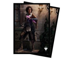 Magic the gathering -  pochettes taille standard - kaya, esprit de la justice (100) -  meurtres au manoir karlov