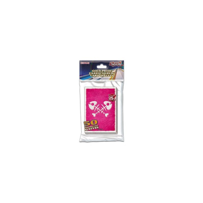 Yu-gi-oh! -  pochettes taille japonaise -"carrie's crew"(50) -  gold pride