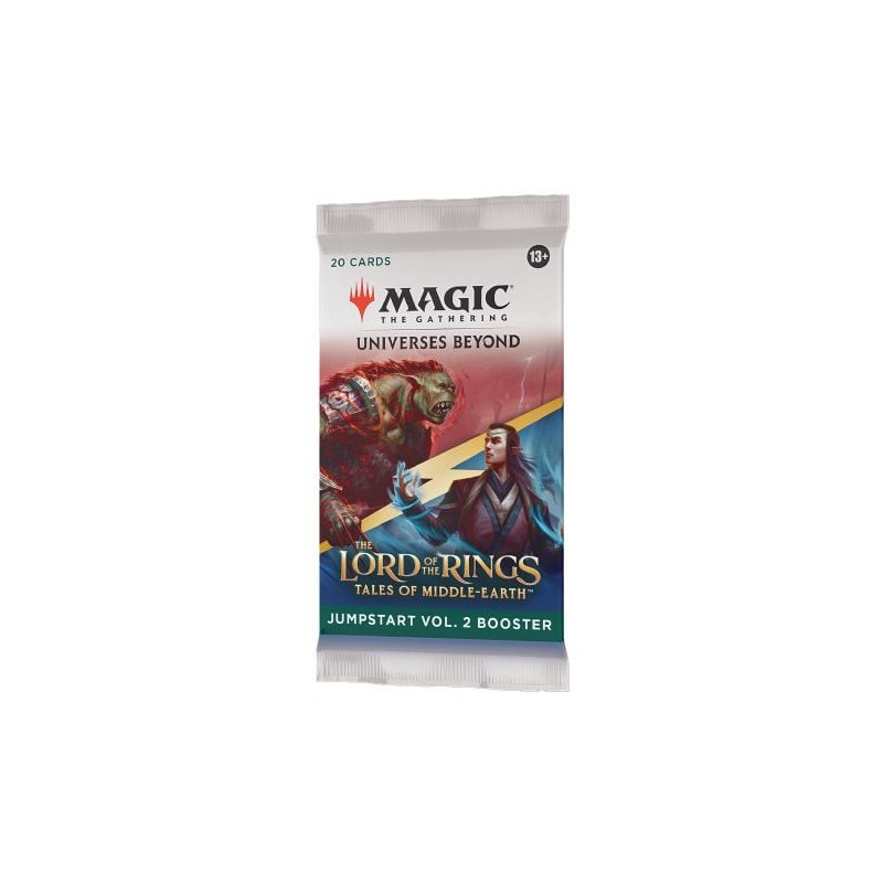 Magic the gathering -  paquet booster jumpstart vol.2 (anglais) (p21/b18) -  lord of the rings: tales of the middle-earth - hol