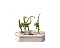 Jurassic park -  figurine deluxe de compsognathus -  iron studios