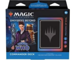 Magic the gathering -  masters of evil - commander deck (anglais) -  universes beyond : dr who