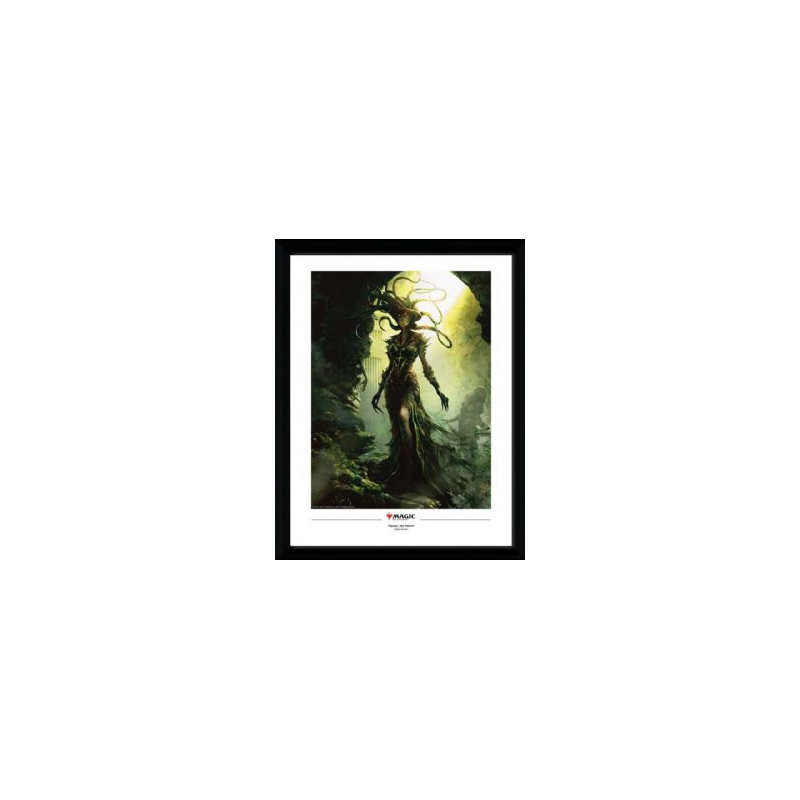 Magic: the gathering -  image encadrée - vraska l'inapparente (34.5 cm x 44.5 cm)