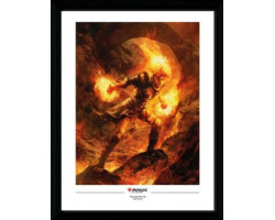 Magic: the gathering -  image encadrée - chandra nalaar (34.5 cm x 44.5 cm)