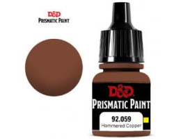 Dungeons & dragons -  hammered copper metal -  prismatic paint