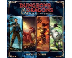 Dungeons & dragons -  calendrier officiel 2024 - l'honneur des voleurs