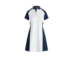 Robe polo à manches courtes pour femmes