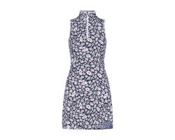 Robe sans manches Twisted Floral à glissière pour femmes