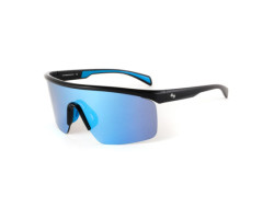 Lunettes de soleil miroir Maverick - Noir/Bleu