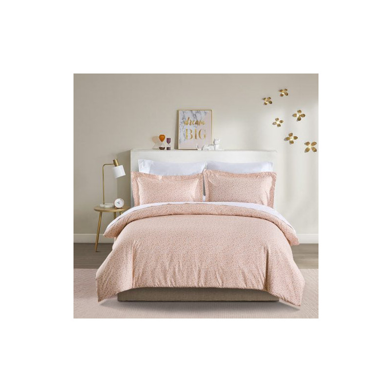 Housse de couette Bennet rose