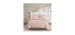 Housse de couette Bennet rose