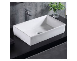 Lavabo Rectangulaire Blanc...