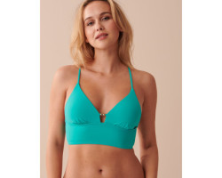 Haut de bikini triangle long BLUE WAVE