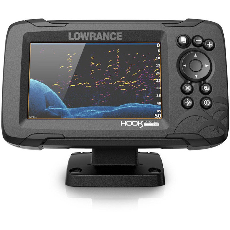 LOWRANCE Ensemble de sonar et sonde Hook Reveal 5 avec 50/200 kHz HDI