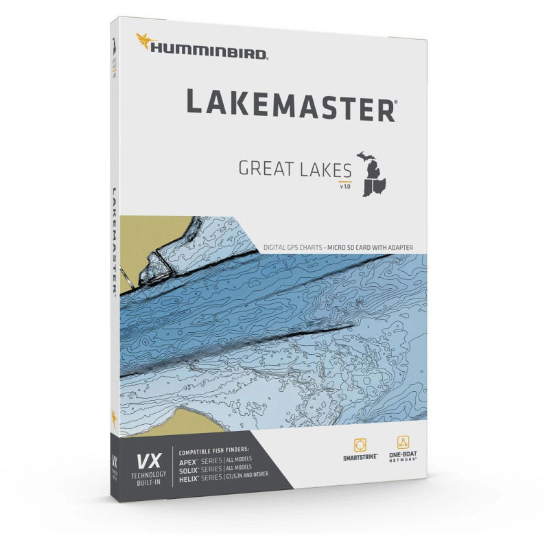 LAKE MASTER Carte préprogrammée numérique VX Great Lakes