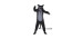 Horreur -  costume de chat combattant (enfant)