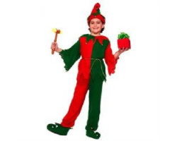 Noël -  costume de lutin du père noël (enfant)