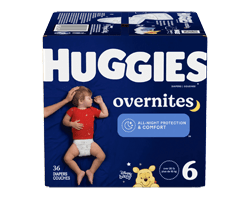 HUGGIES Overnites couches pour la nuit, taille 6, 36 unités