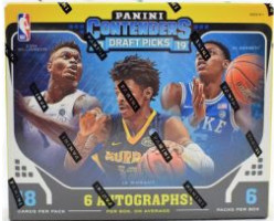 2019-20 basketball -  panini contenders draft hobby box