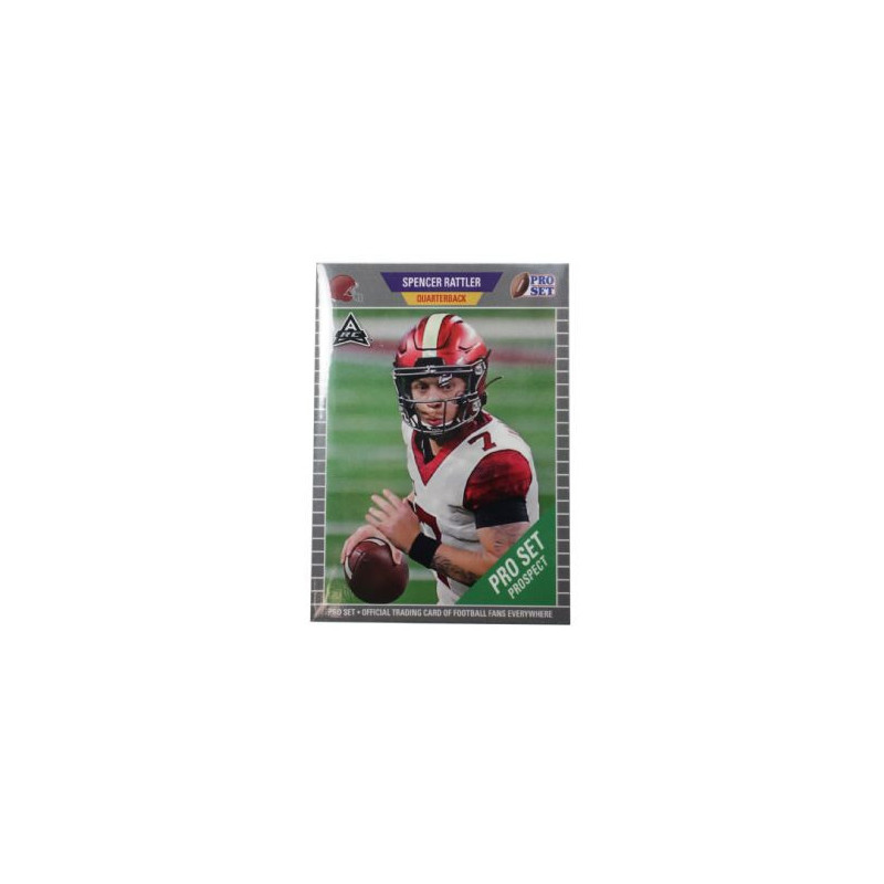 2021 football -  leaf pro set spencer rattler amateur rookie cards