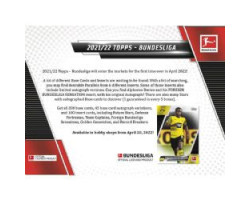 2021-22 soccer -  topps bundesliga hobby (p8/b24/c12)