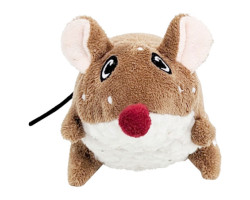 Winter mouse plush for cats