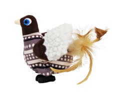 Winter pigeon toy for cats