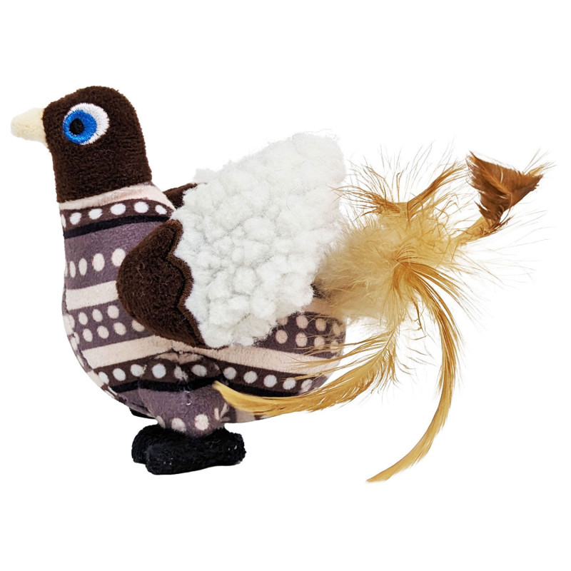 Winter pigeon toy for cats