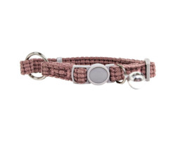 BeOneBreed Collier en velours pour chats, Rose