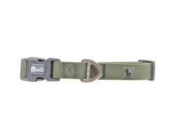 Silicone collar for dogs, Olive