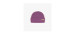 Purple knitted toque, newborn