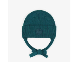 Turquoise knitted toque, baby