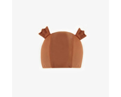 Brown bathing cap with...