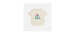 Cream short sleeves t-shirt with illustration in jersey, baby