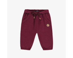 Burgundy pants relaxed fit...