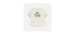 Cream relaxed fit t-shirt with a print in stretch jersey, child