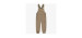 Sand casual overalls in stretch twill, child